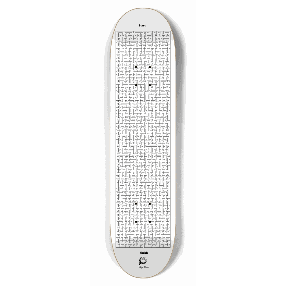 Maze 7.75 City Vision Skateboards