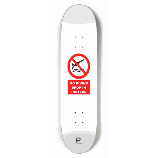 No Diving 7.62 City Vision Skateboards