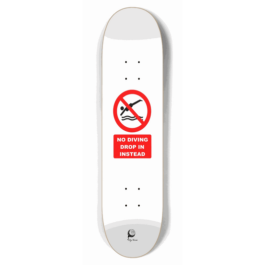 No Diving 7.75 City Vision Skateboards