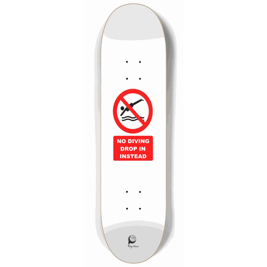 No Diving 8.25 City Vision Skateboards