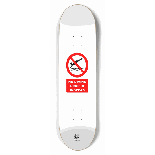 No Diving 8.50 City Vision Skateboards