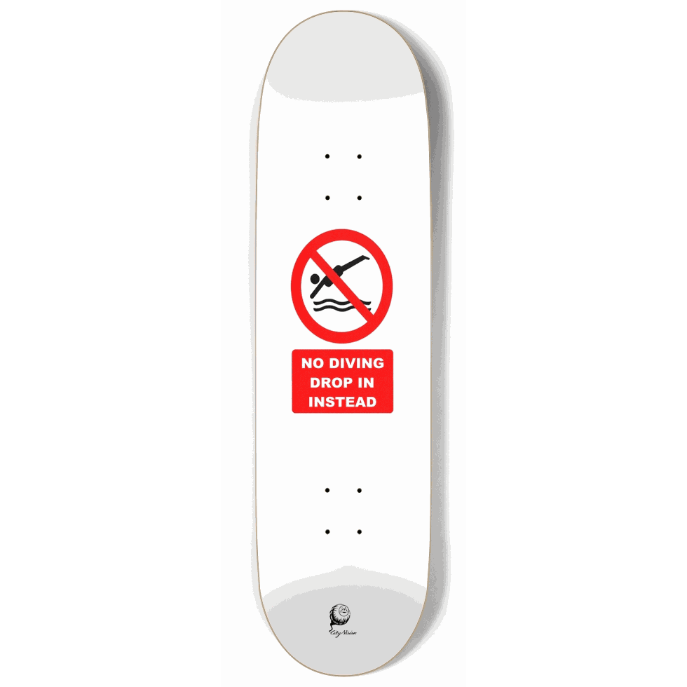 No Diving 9.00 City Vision Skateboards