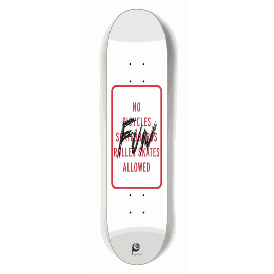 No Fun 7.50 City Vision Skateboards