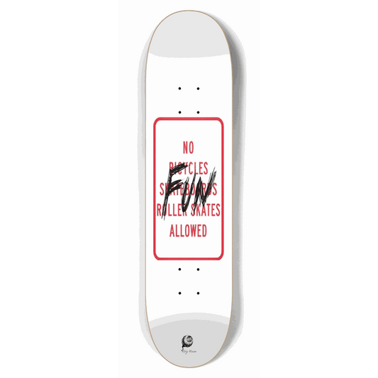 No Fun 7.75 City Vision Skateboards