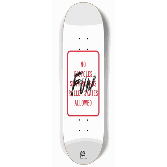 No Fun 8.25 City Vision Skateboards