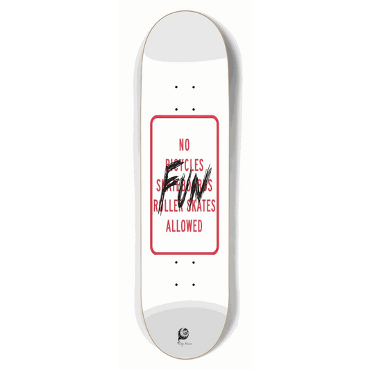 No Fun 8.50 City Vision Skateboards