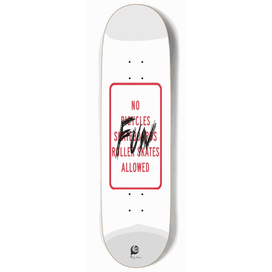 No Fun 9.00 City Vision Skateboards