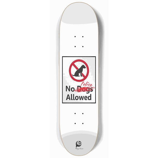 No Police 8.25 City Vision Skateboards