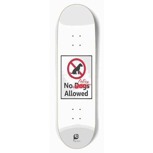 No Police 8.75 City Vision Skateboards